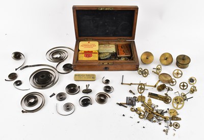 Lot 365 - A quantity of watch and clock making related...