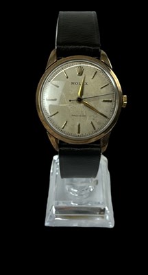 Lot 849 - ROLEX; a 9ct yellow gold gentleman's Precision...