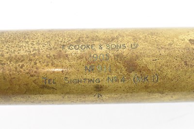 Lot 397 - T. & COOKE LTD; a WWI Mk1 Tel Sighting No. 4...