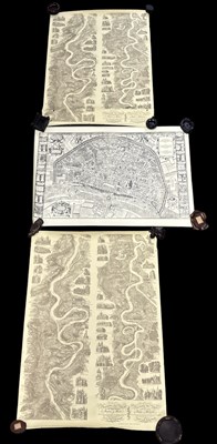 Lot 258 - A reproduction printed map of the City of...