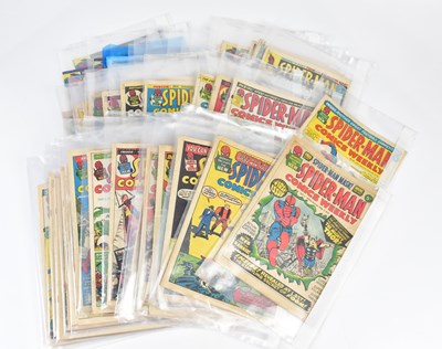 Lot 478 - SPIDER MAN COMICS WEEKLY; a complete run from...