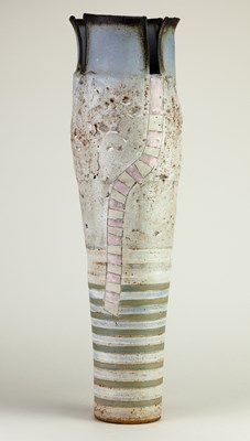 Lot 660 - ROBIN WELCH (1936-2019); a tall stoneware...