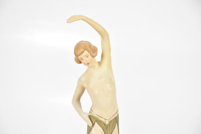Lot 1553 - ROYAL DUX, an Art Nouveau figure of a nude...