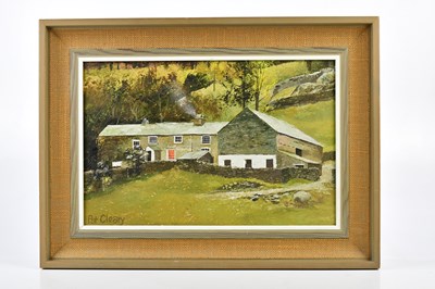 Lot 289 - PAT CLEARY; oil on board, 'Sad Ghyll Farm,...