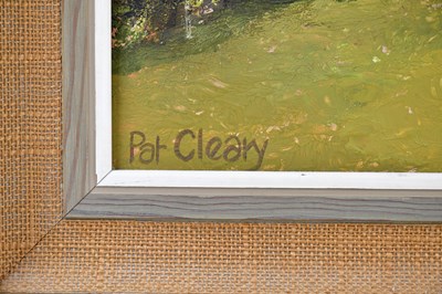 Lot 289 - PAT CLEARY; oil on board, 'Sad Ghyll Farm,...