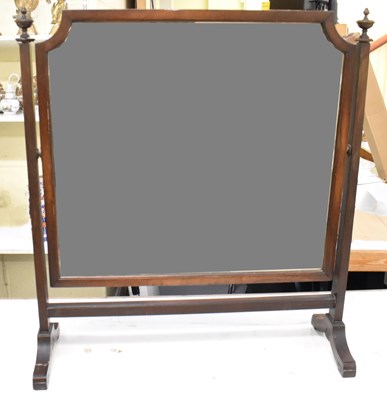 Lot 81 - An early 20th century mahogany toilet mirror,...