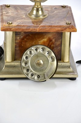 Lot 1289 - A GE Company vintage telephone together with a...