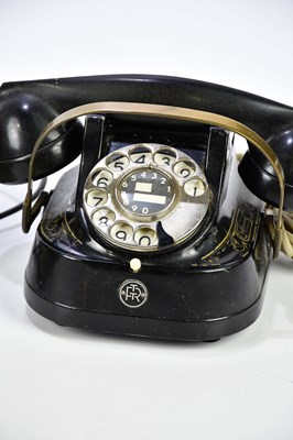 Lot 1289 - A GE Company vintage telephone together with a...