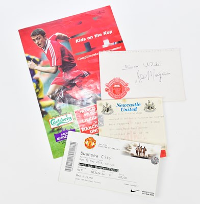 Lot 2336 - MANCHESTER UNITED INTEREST; an autographed...