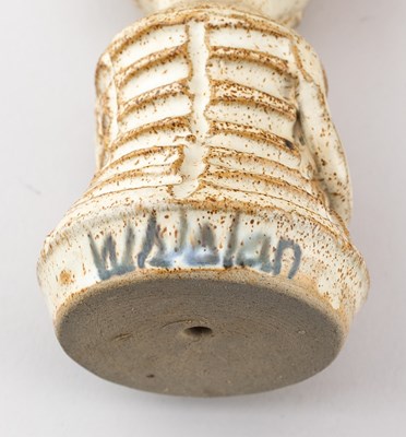 Lot 662 - WENDY NOLAN; a stoneware chess set covered in...