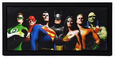 Lot 1164 - ALEX ROSS; limited edition print on canvas,...