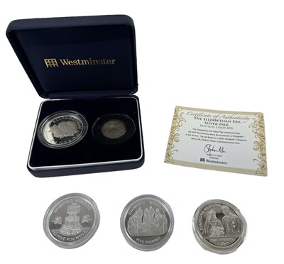 Lot 843 - WESTMINSTER; a cased silver proof Elizabeth II...