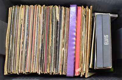 Lot 429 - A large quantity of records including Elvis,...