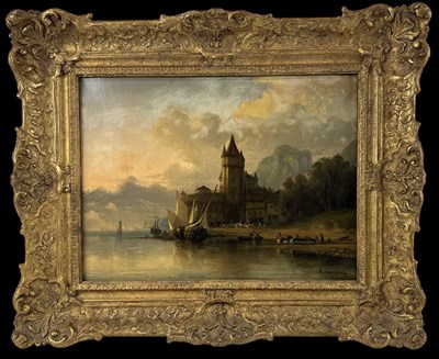 Lot 158 - CHARLES EUPHRASIE KUWASSEG (1833-1904); oil on...