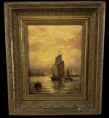 Lot 206 - GEORGES WILLIAM THORNLEY (1857-1935); oil on...