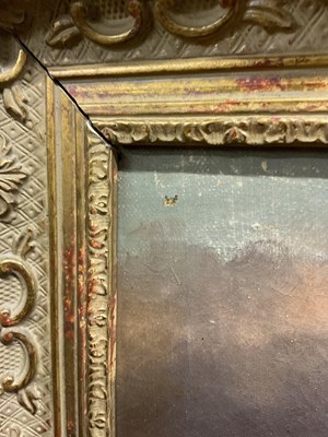 Lot 207 - M HUNT; oil on canvas, shipping scene, signed...