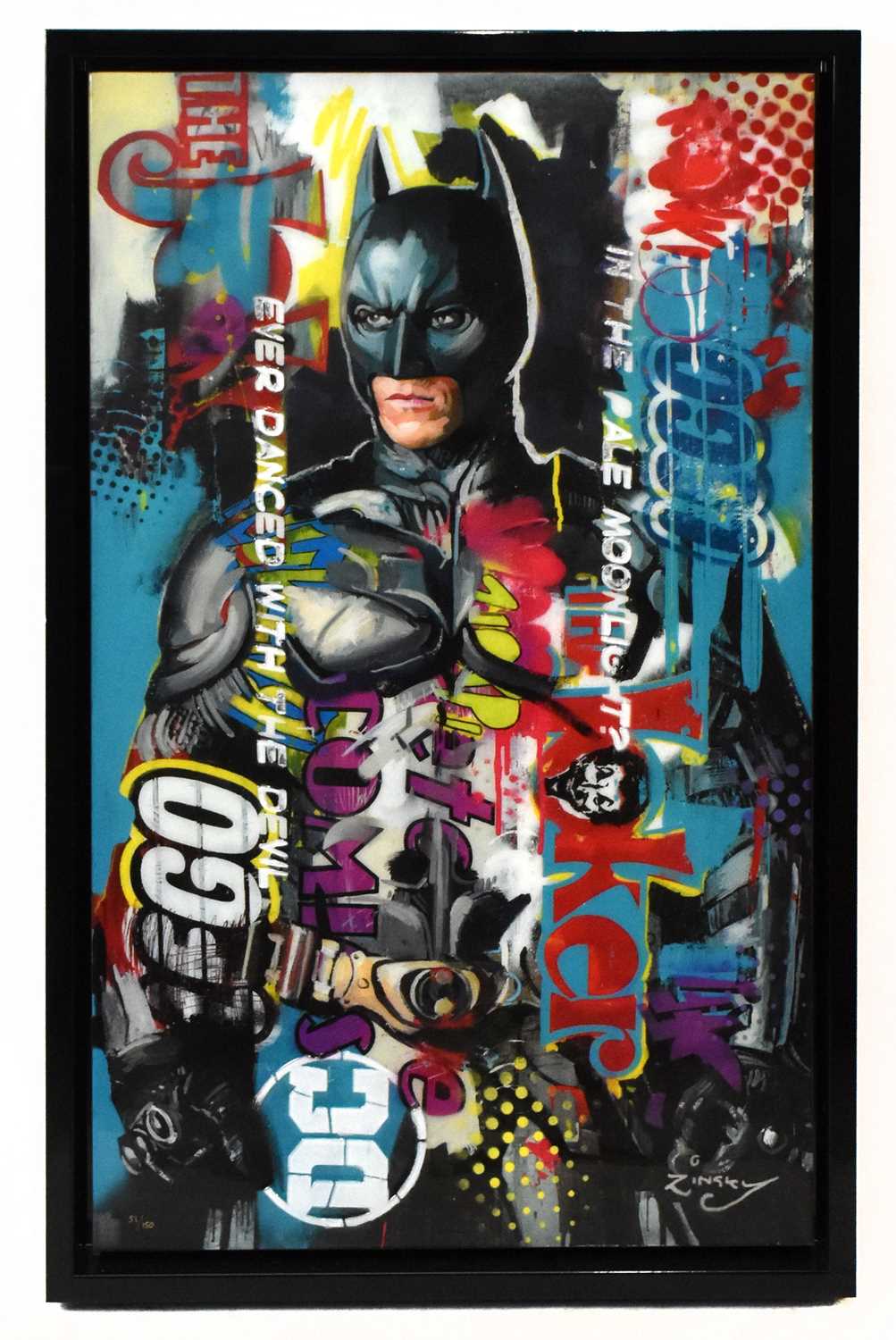 Lot 1167 ZINSKY; a limited edition acrylic, 'Ever