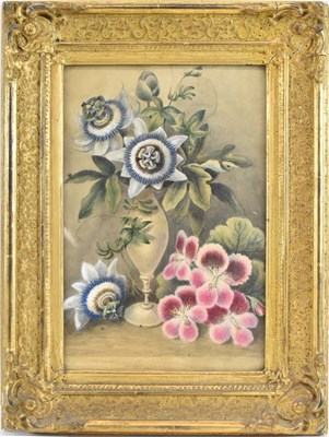 Lot 291 - UNATTRIBUTED; watercolour, still life of...