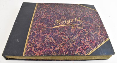 Lot 830 - A twenty page album of mainly Danish and...