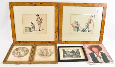 Lot 267 - A pair of plate engravings, both titled...