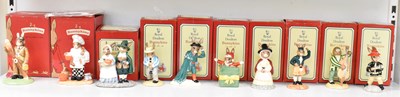 Lot 497 - ROYAL DOULTON; a group of ten boxed Bunnykins...