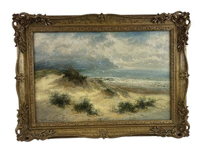 Lot 203 - WILLIAM LANGLEY (1852-1922); oil on canvas,...