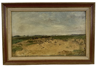 Lot 252 - UNATTRIBUTED; oil on board, rural scene,...