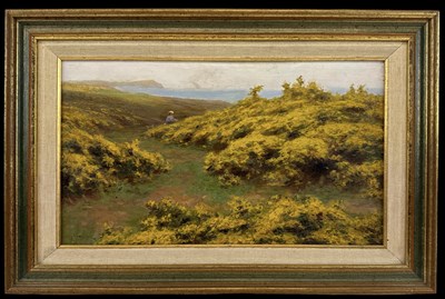 Lot 253 - UNATTRIBUTED; oil on canvas, rural scene with...