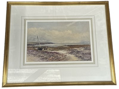 Lot 268 - HENRY MEASHAM (1844-1922); watercolour, rural...