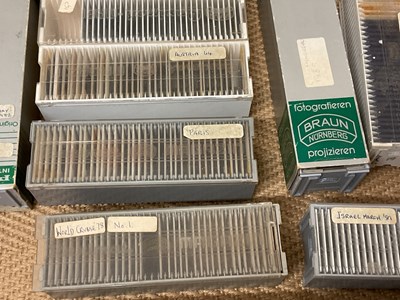 Lot 53 - A huge collection of photographic slides,...