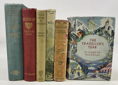 Lot 401 - Six books relating to Switzerland to include...