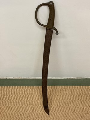 Lot 103 - An 1876 pattern cavalry sword with brass grip,...
