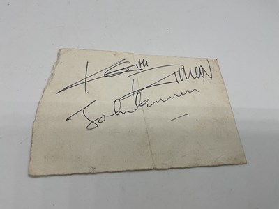 Lot 404 - JOHN LENNON & KEITH RICHARDS; both of their...