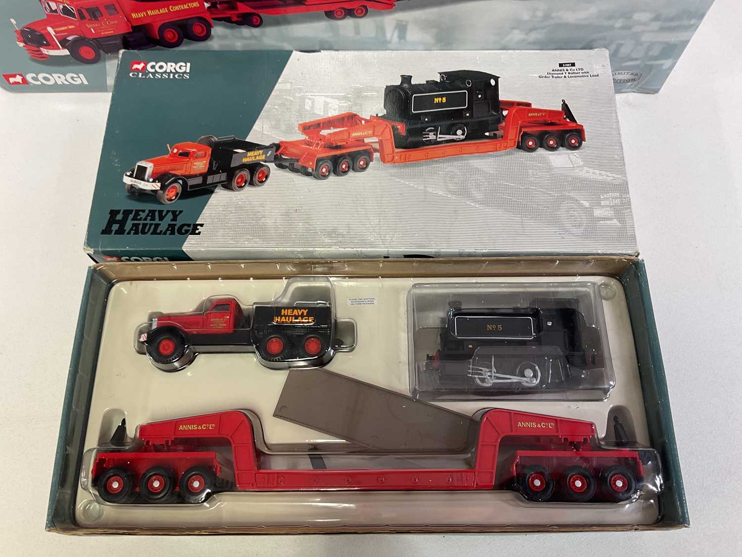 Camion Corgi Heavy Haulage DAF Transporter - Échelle 1/50 - Réf CC13209