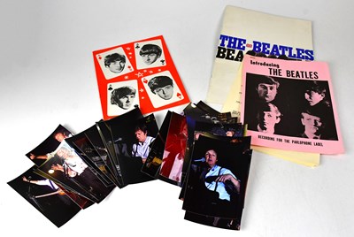 Lot 156 - THE BEATLES; a group of ephemera comprising a...