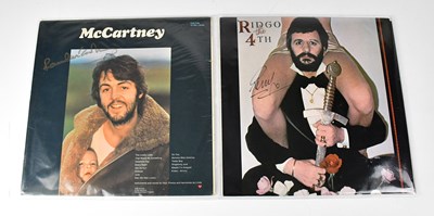 Lot 177 - PAUL MCCARTNEY & RINGO STARR; two LPs,...