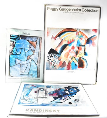 Lot 288 - A Peggy Guggenheim Collection poster, a Paul...