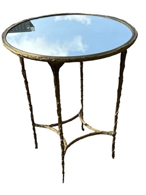 Lot 58 - A modern gilt metal circular occasional table...