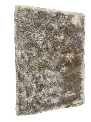 Lot 135 - A Bazaar velvet silk shag carpet, 186 x 130cm.