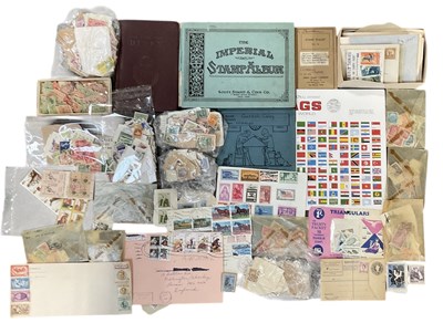 Lot 489 - A collection of all world stamps in bags and...