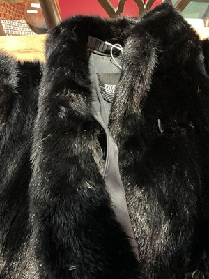 Lot 76 - A 1980s full length black mink fur coat by...