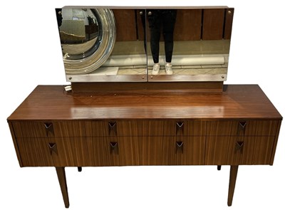 Lot 7 - A mid 20th century teak dressing table, with...