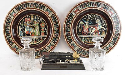 Lot 342 - Two cut glass decanters, including a...