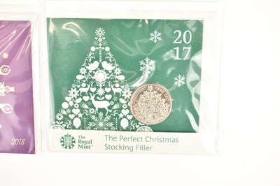 Lot 644 - THE ROYAL MINT; seven Christmas Card five...