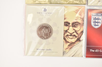 Lot 644 - THE ROYAL MINT; seven Christmas Card five...