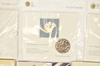Lot 644 - THE ROYAL MINT; seven Christmas Card five...