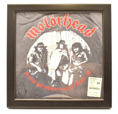 Lot 146 - MOTÖRHEAD; a 1981 Leeds concert T-shirt, with...