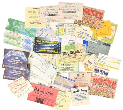 Lot 142 - A quantity of concert tickets from the 1980s...