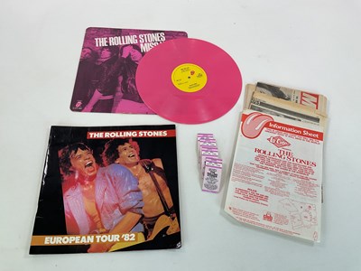 Lot 179 - ROLLING STONES; a pink vinyl 'Miss You/Far...