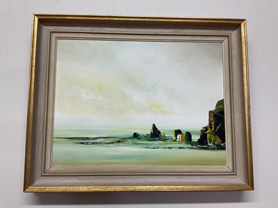 Lot 219 - MARGARET NORTON; oil on canvas, 'A Cool Green...